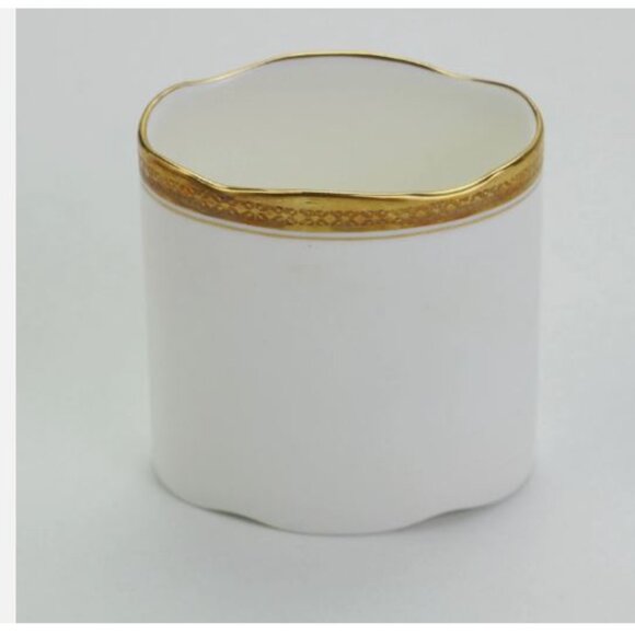 Coalport Elite Gold Bone China Set Made in England Cigarette Holder Two Ashtrays - Picture 9 of 14